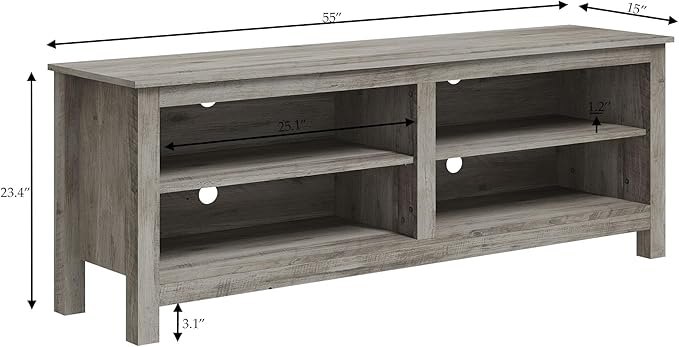 Modern TV Stand for 65 inch TV, 55 Inch TV Cabinet - Image 2