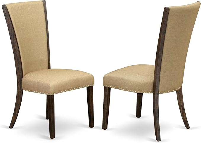 East West Furniture V797VE703-7 7 Piece Kitchen Table & Chairs Set Consist of a - Image 4