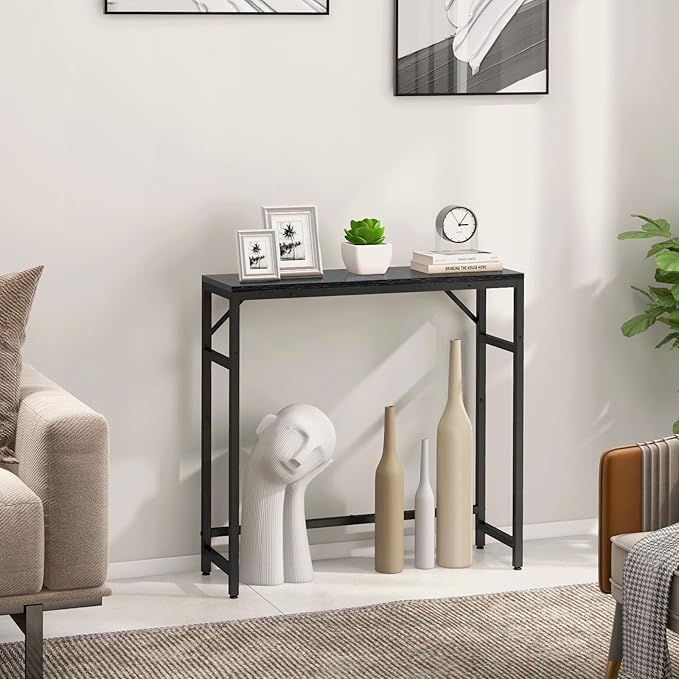 Narrow Console Table for Entryway, 29.5” Entryway Table - Image 7