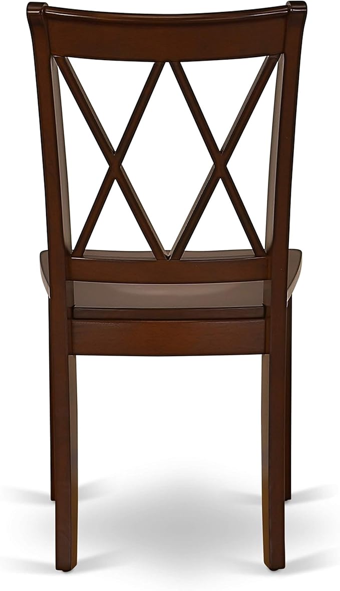 East West Furniture PSCL3-MAH-W 3 Piece Dining Room Furniture Set Contains a - Image 11