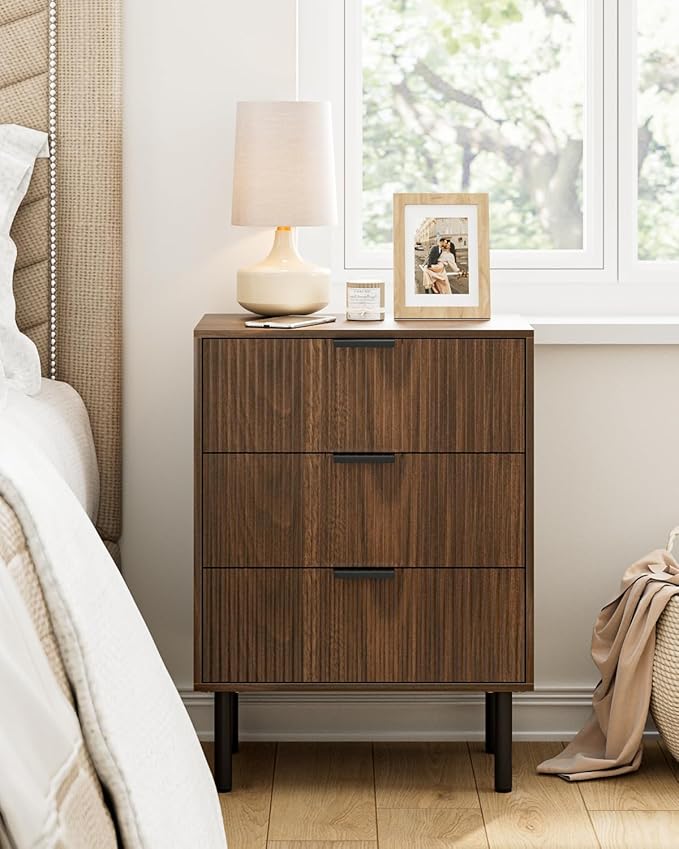 Night Stand, Tall Bedside Table by AEPOALUA