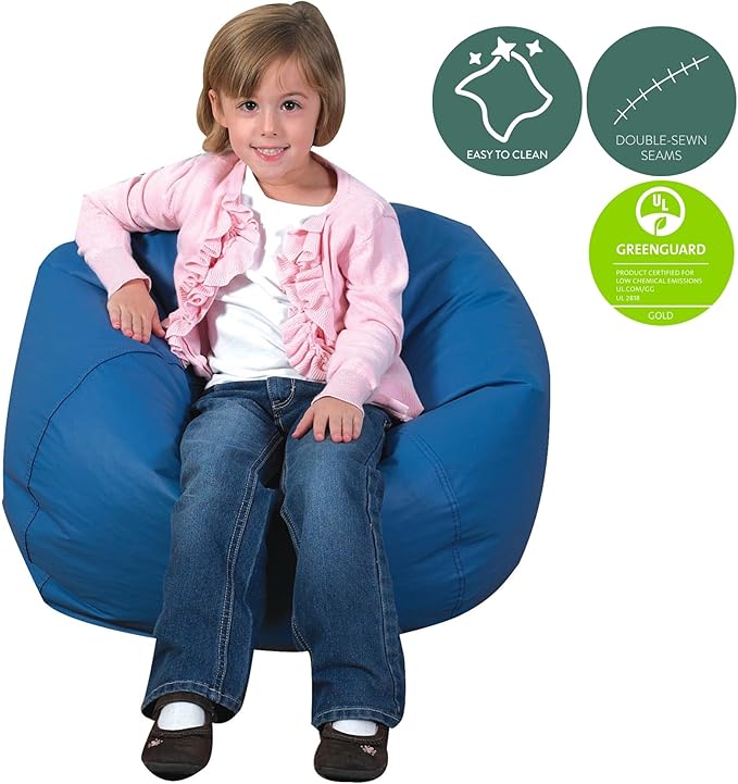 Children's Factory 26" Kids Bean Bag Chairs, Flexible Seating Classroom - Image 3