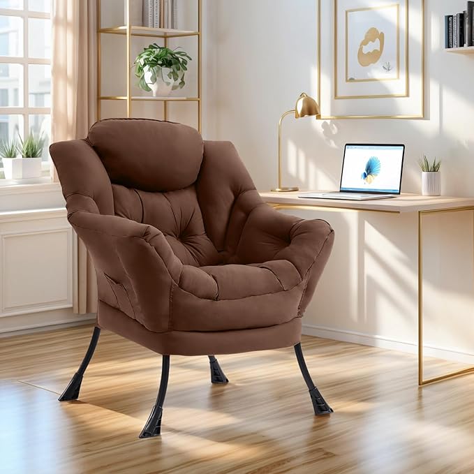 Lazy Chair for Living Room, Modern Accent Chairs - Image 2