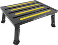 Adjustable Height Aluminum RV Step, Stable Foldable Platform Step Stool by DEPSUNNY-Getyourlifeback