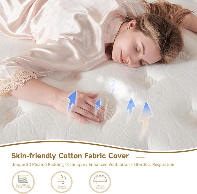 10 Inch Queen Size Hybrid Mattress - Image 3