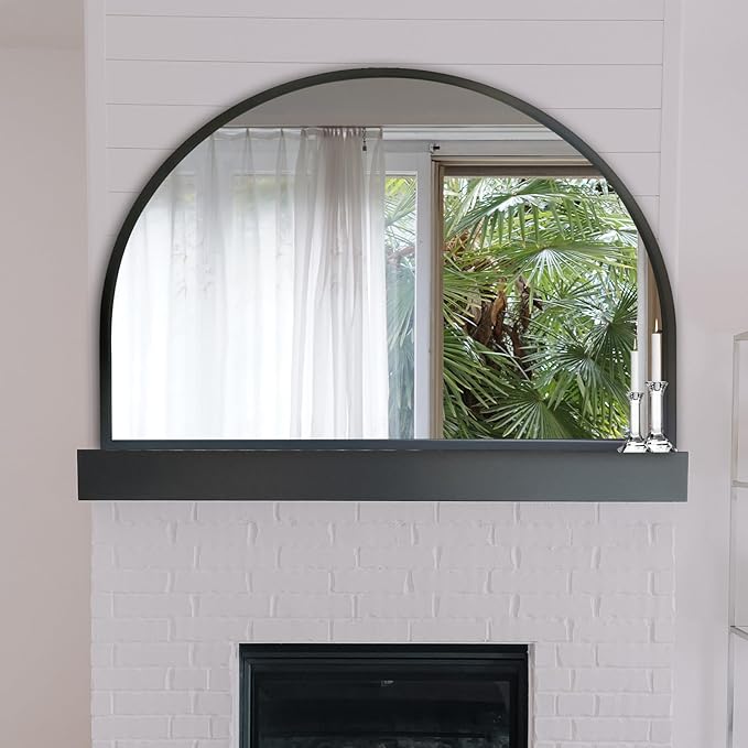 WAMIRRO Big Black Arched Mirror - Image 9