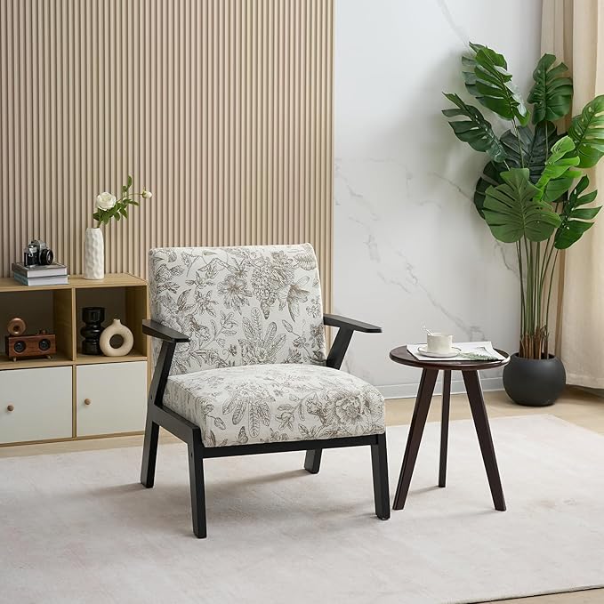 GDFStudio Aogex Accent Chair, Upholstered Club Chair, Printed Design Armchair - Image 7