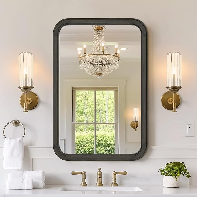 WallBeyond Wood Bathroom Mirror by WallBeyond