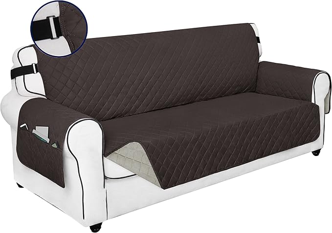 PureFit Reversible Sofa Couch Cover Water Resistant Couch Covers by PureFit
