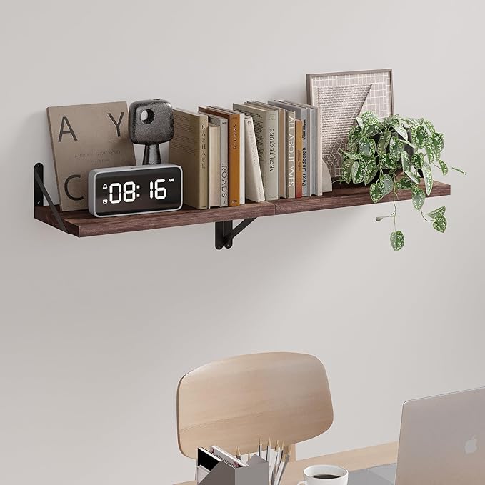 SAUMONIERES Floating Shelves Wall Bookshelf - Image 2