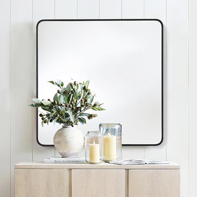 36x36 Inch Rectangle Bathroom Mirror - Image 2