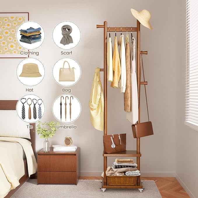 Coat Rack Freestanding Clothing Rack - Image 3