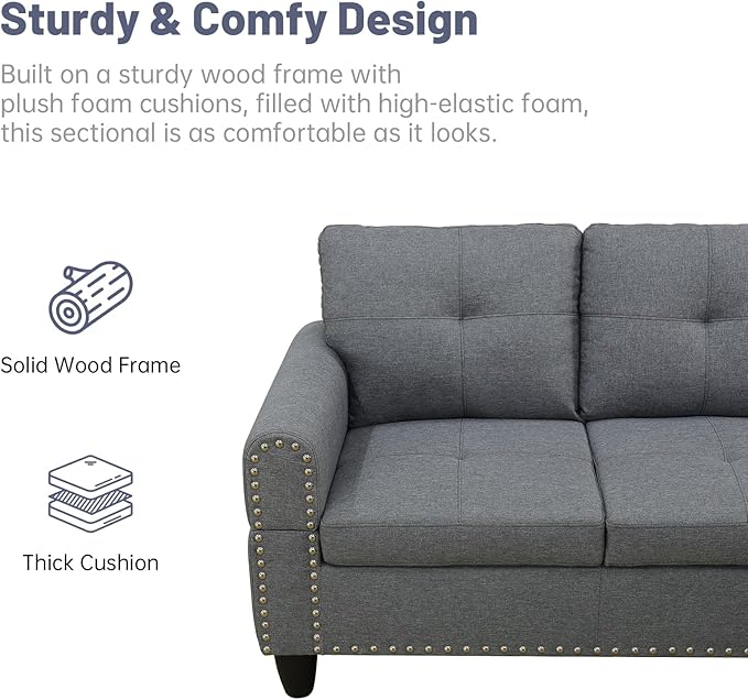 L Shaped Modular Sectional Sofa - Image 3