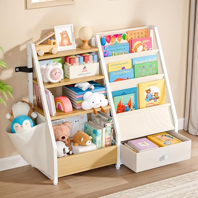 Kids Bookshelf and Toy Storage by HAVLOTII