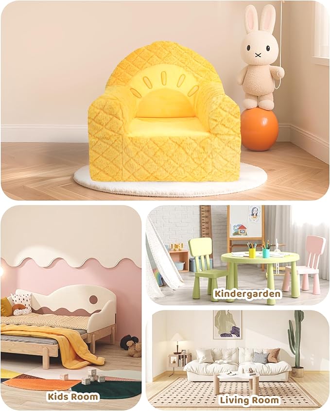 Toddler Chair, Comfy Foam Kids Couch - Image 9