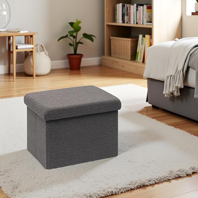 16.5 Folding Storage Ottoman Cube - Image 2