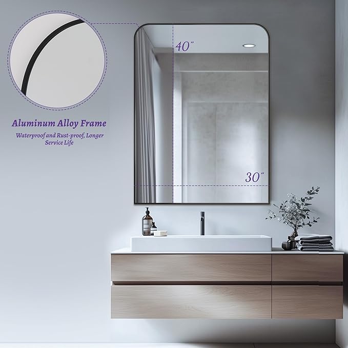 Bathroom Mirror, Wall Mirrors, Bathroom Vanity Mirror - Image 6