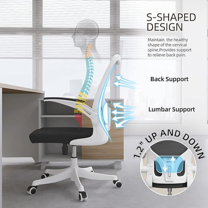 Ergonomic Office Chair, High-Back Mesh Computer Desk Chair - Image 7