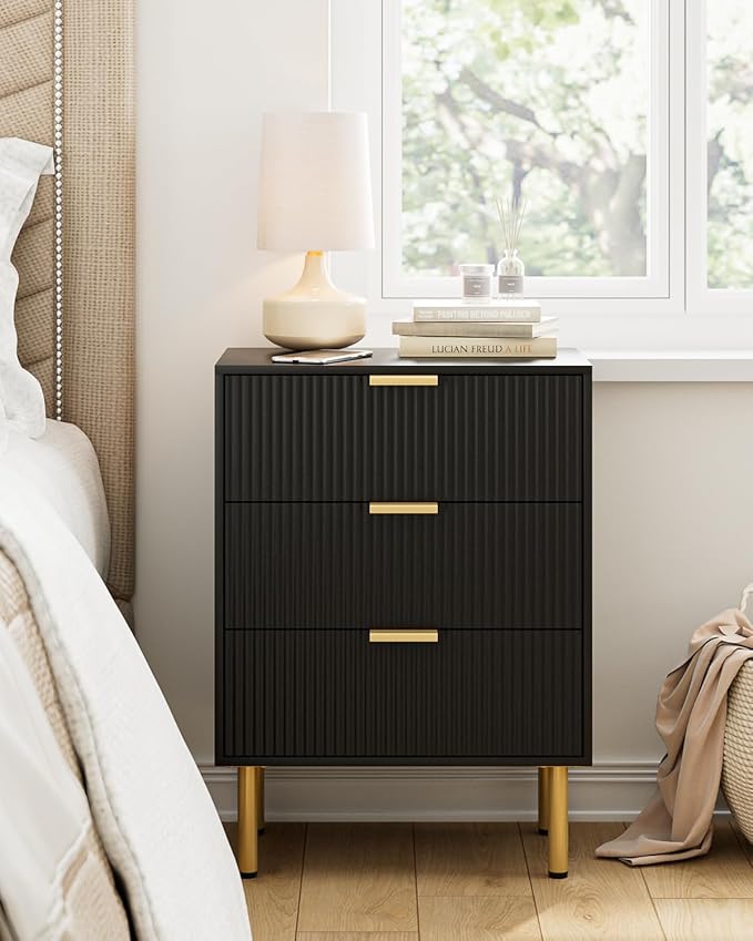 Night Stand, Tall Bedside Table by AEPOALUA