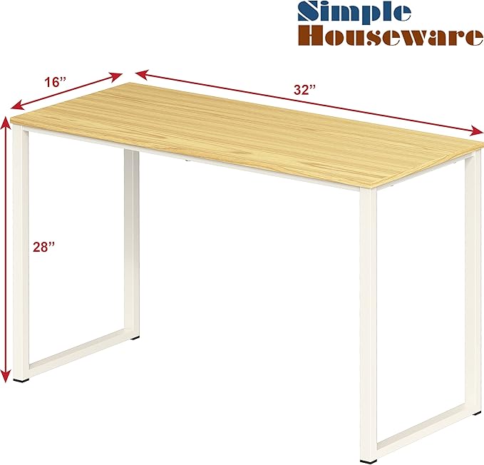 SHW Mission 32-Inch Home Office Computer Desk - Image 3