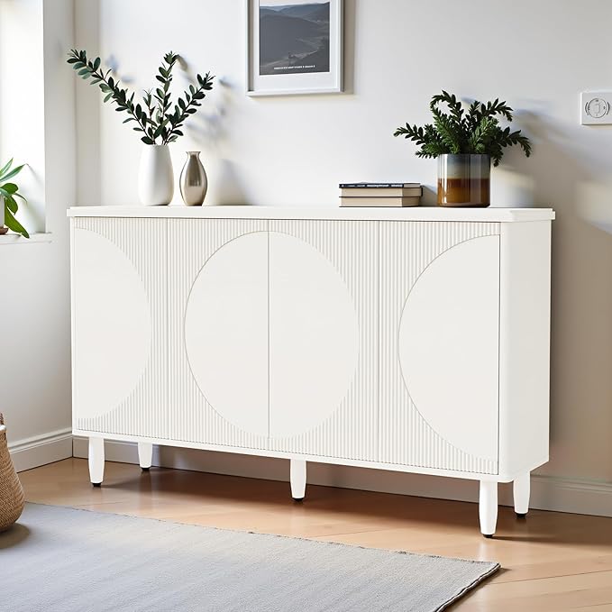 59.4" Sideboard Buffet Cabinet by LynginsCreativeLife