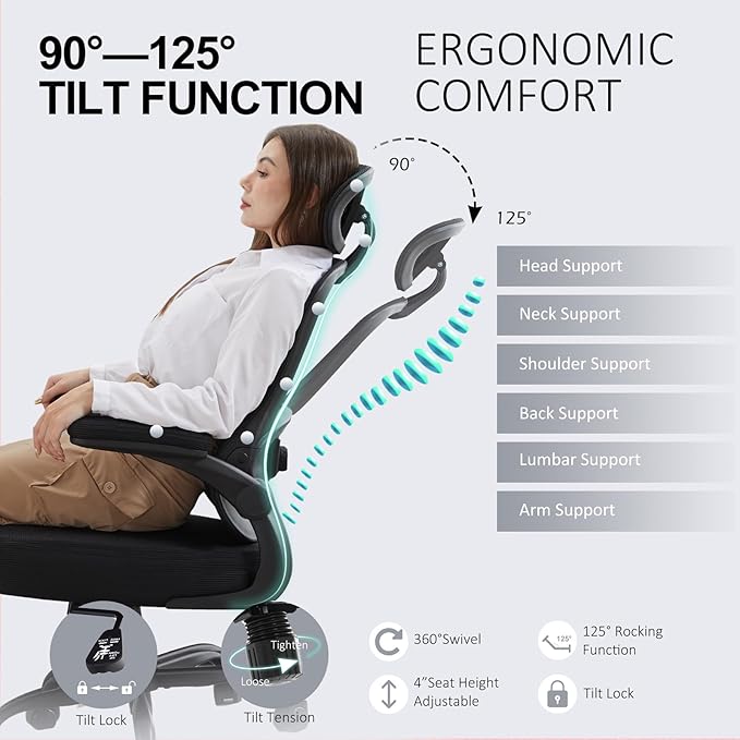 Ergonomic Office Chair, Ultra Thick Office Desk Chair - Image 6