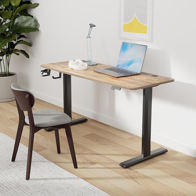 BANTI 55"x24" Standing Desk, Electric Stand up Height Adjustable Home Office - Image 2