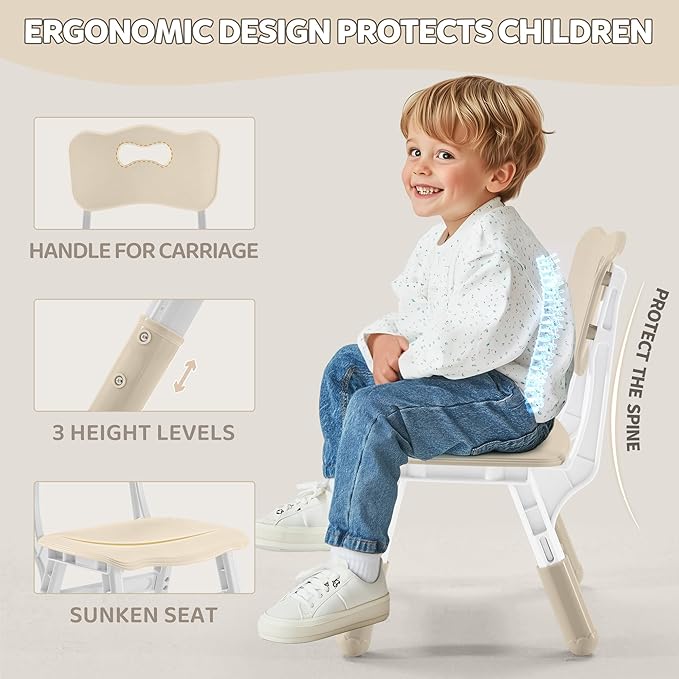 Adjustable Kids Table & Chairs Set - Image 3