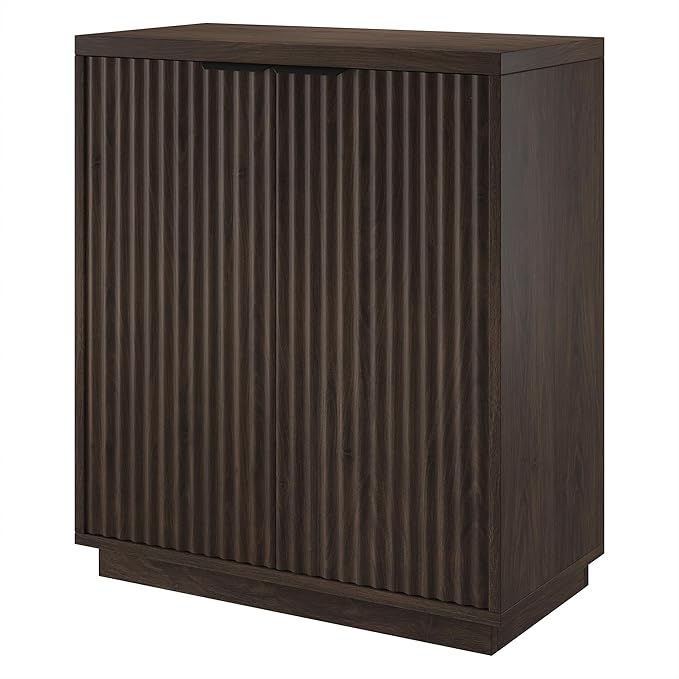 Henn&Hart 28" Wide Rectangular Accent Cabinet in Alder Brown, - Image 7