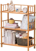 GOGOGO Bamboo Bookshelf -Tool-Free Assembly, Eco-Friendly Wooden Bookcase by GOGOGO