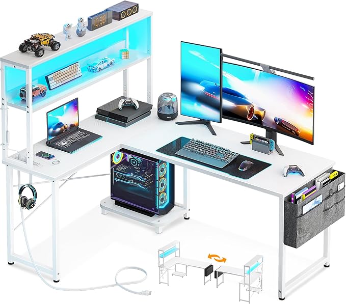 AODK L Shaped Desk Gaming Desk by AODK