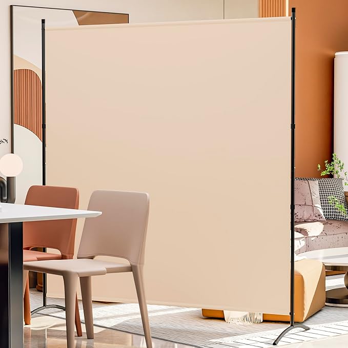 Room Divider Folding Privacy Screens, Portable Room Divider Panel 3 Panel by YASRKML