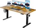 HUANUO 63" x 28" Electric Standing Desk Adjustable Height, 4 Memory Height by HUANUO