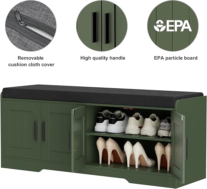 2-Tier Storage Bench, Shoe Bench - Image 8