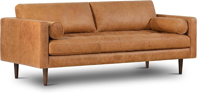 Poly & Bark Napa Leather Couch by POLYBARK