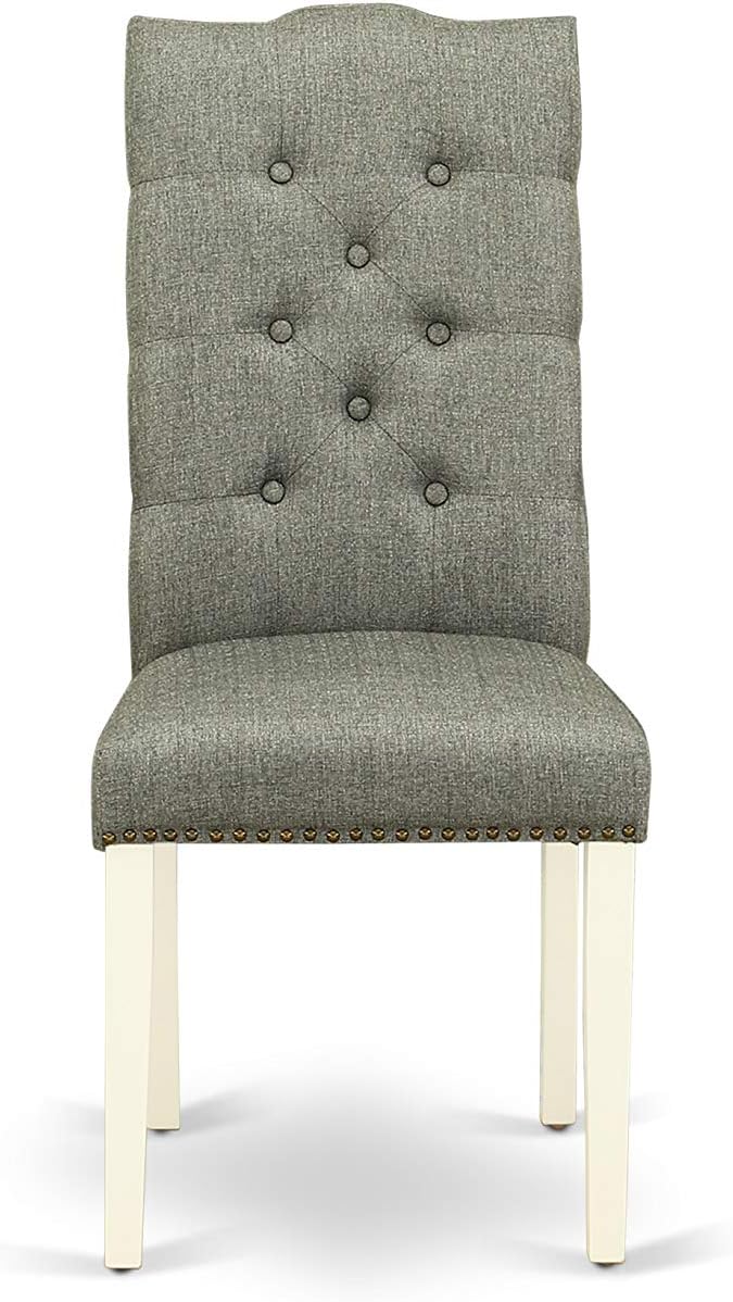East West Furniture ELP2T07 Elsa Parson Dining Room Chairs - Image 4