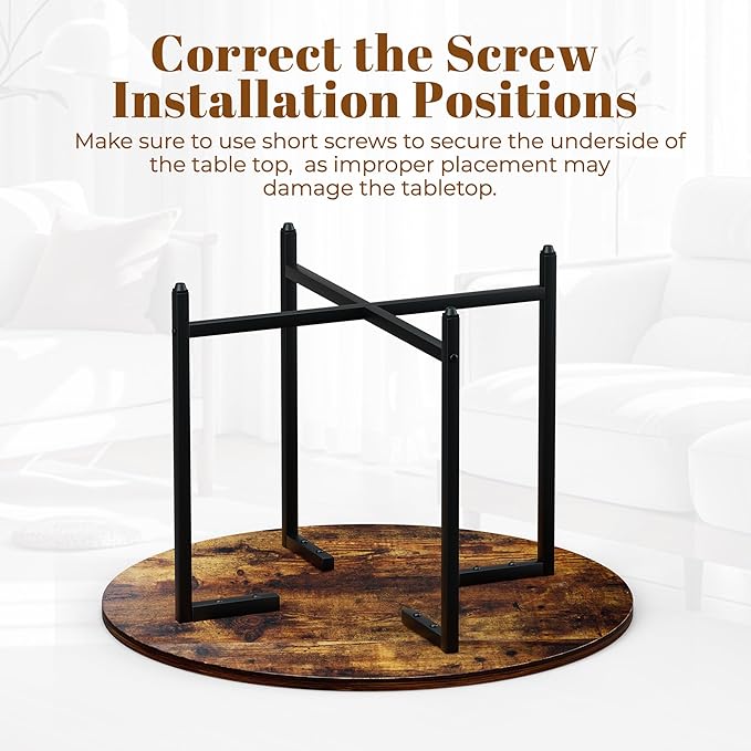 Round Coffee Table, Small Coffee Tables - Image 6
