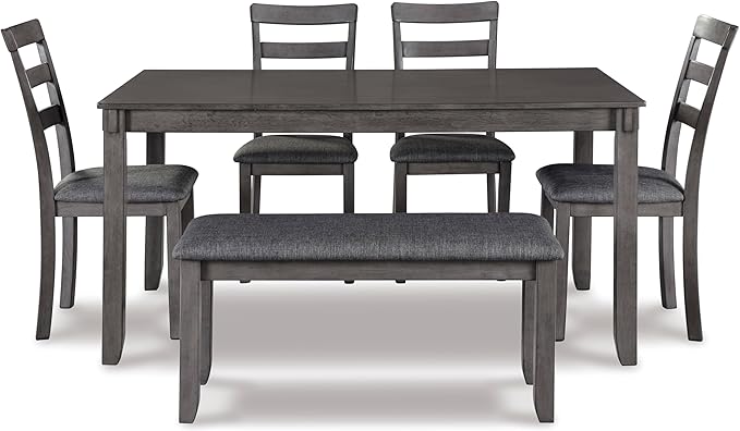 Signature Design by Ashley Bridson Modern 6 Piece Dining Set, Includes Dining - Image 12