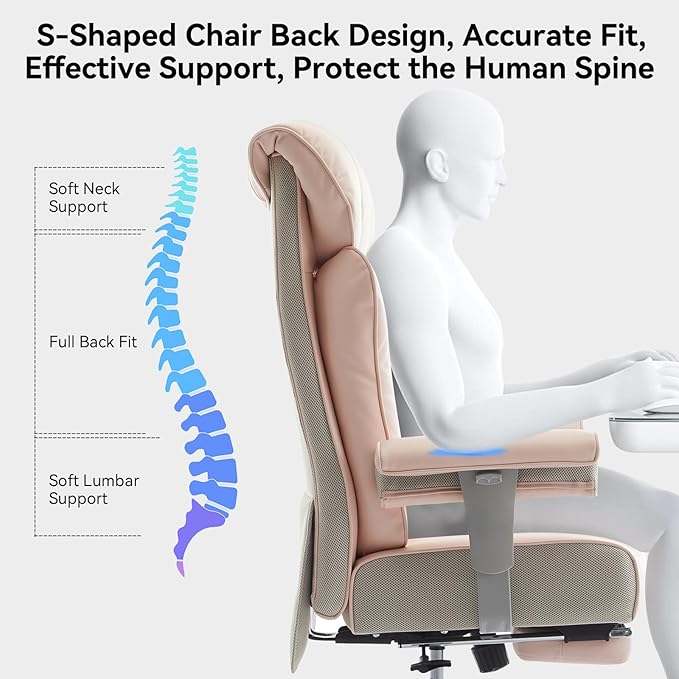 Efomao Big and Tall Ergonomic Office Chair 450LBS - Image 7