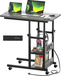 C Shaped End Table Height Adjustable by Armocity