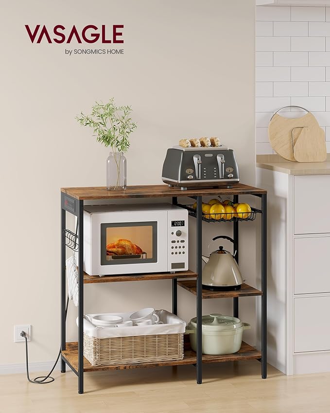 VASAGLE Baker's Rack, Coffee Bar Stand - Image 2