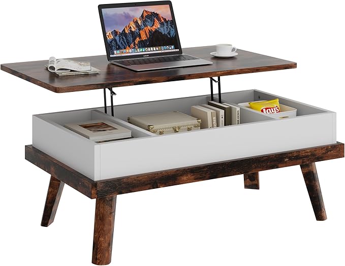 Shintenchi Coffee Table, Lift Top Coffee Table by Shintenchi