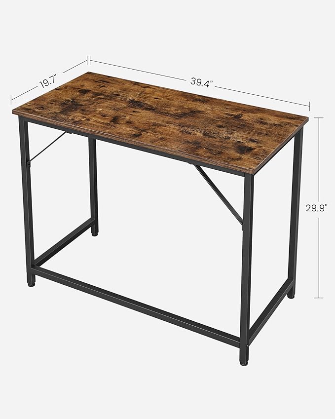 VASAGLE Computer Desk, Gaming Desk, Home Office Desk, - Image 3