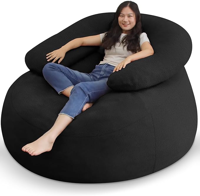 HABUTWAY Bean Bag Chair with U-Shaped Pillow by HABUTWAYMakeYourLifeComfortable