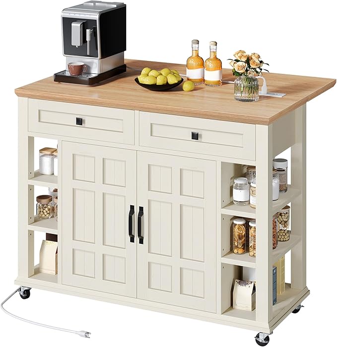 DWVO Rolling Kitchen Island - Image 3