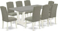 East West Furniture V097EN206-9 9 Piece Dining Room Set Includes a Rectangle by EastWestFurniture