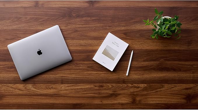 Kaboon Universal Tabletop 40"x18", Solid One-Piece Melamine Table Top, Double - Image 2