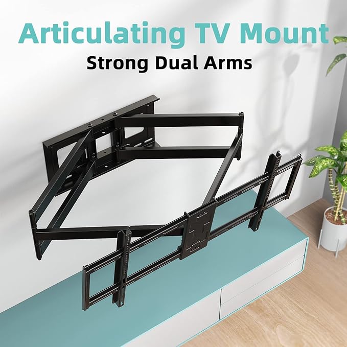 Heavy Duty TV Wall Mount for 42-90" TVs, 4X Load Tested Holds 179lbs, 40.9" - Image 9