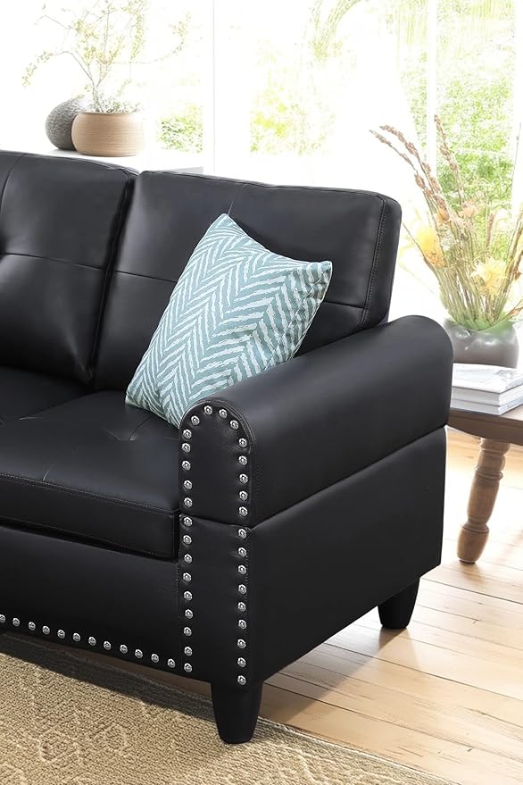 98 Inch L Shaped Sectional Sofa - Image 7