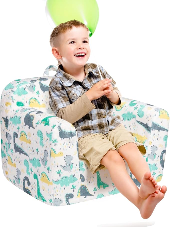 ALIMORDEN Kids Ultra-Soft Snuggle Foam Filled Chair, Single Cuddly Sofa - Image 5